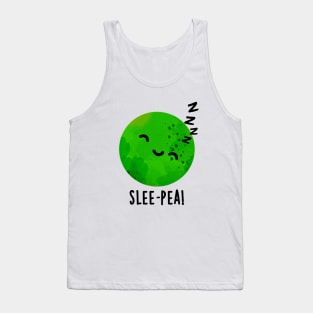 Slee-pea Cute Sleeping Pea Pun Tank Top